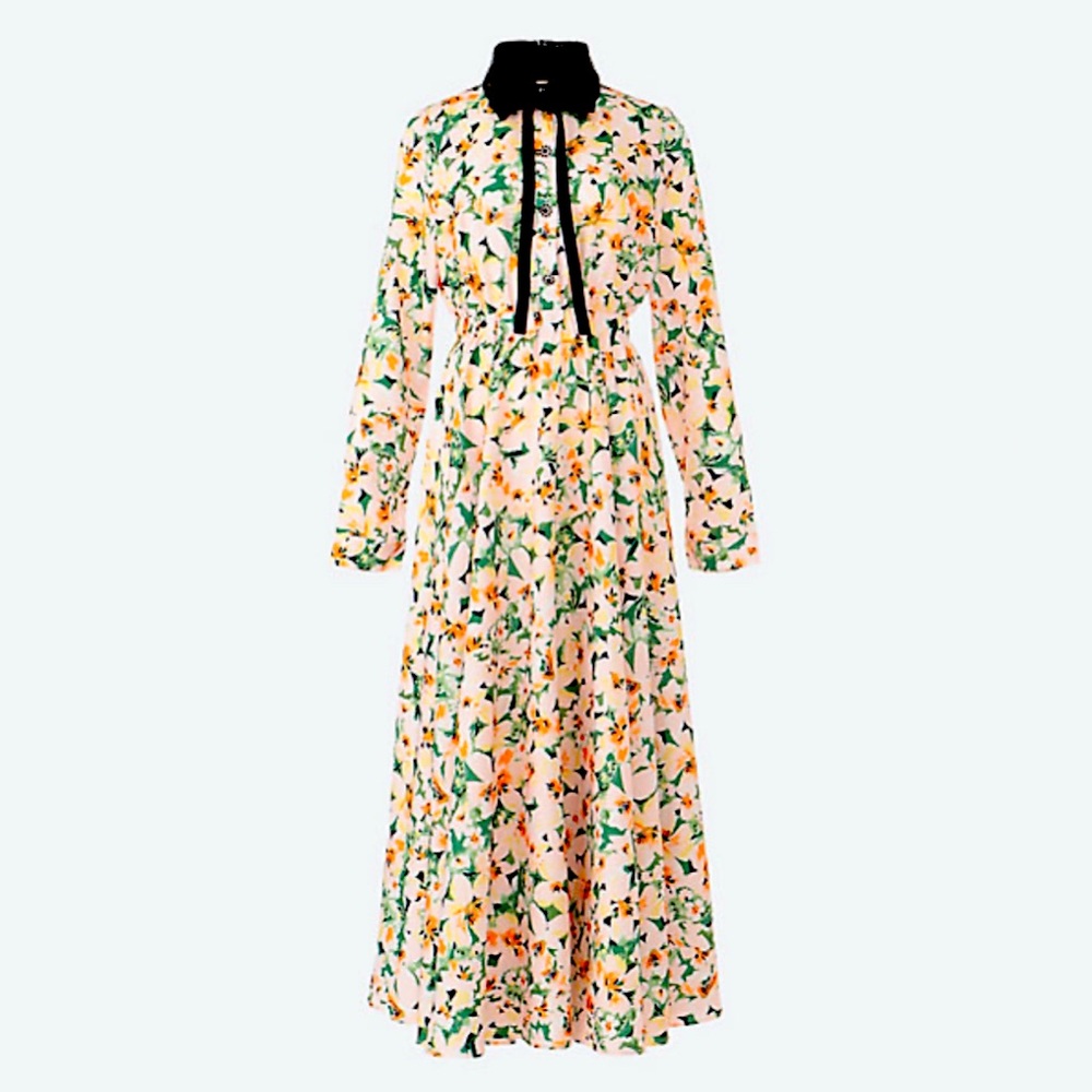 Sister Jane Floral Maxi Dress - Pink and Green